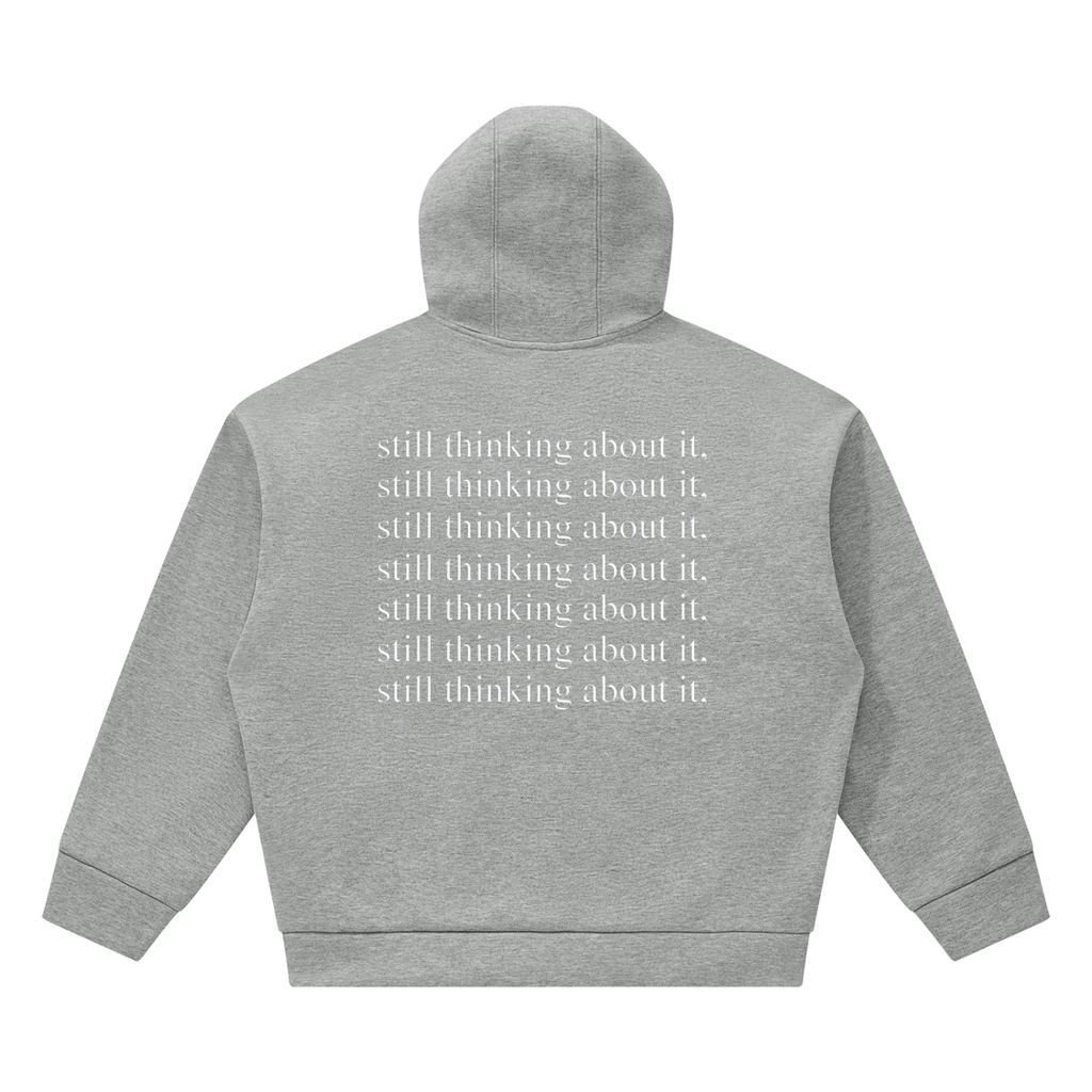 FORCLIS boxy hoodie - still thinking about it