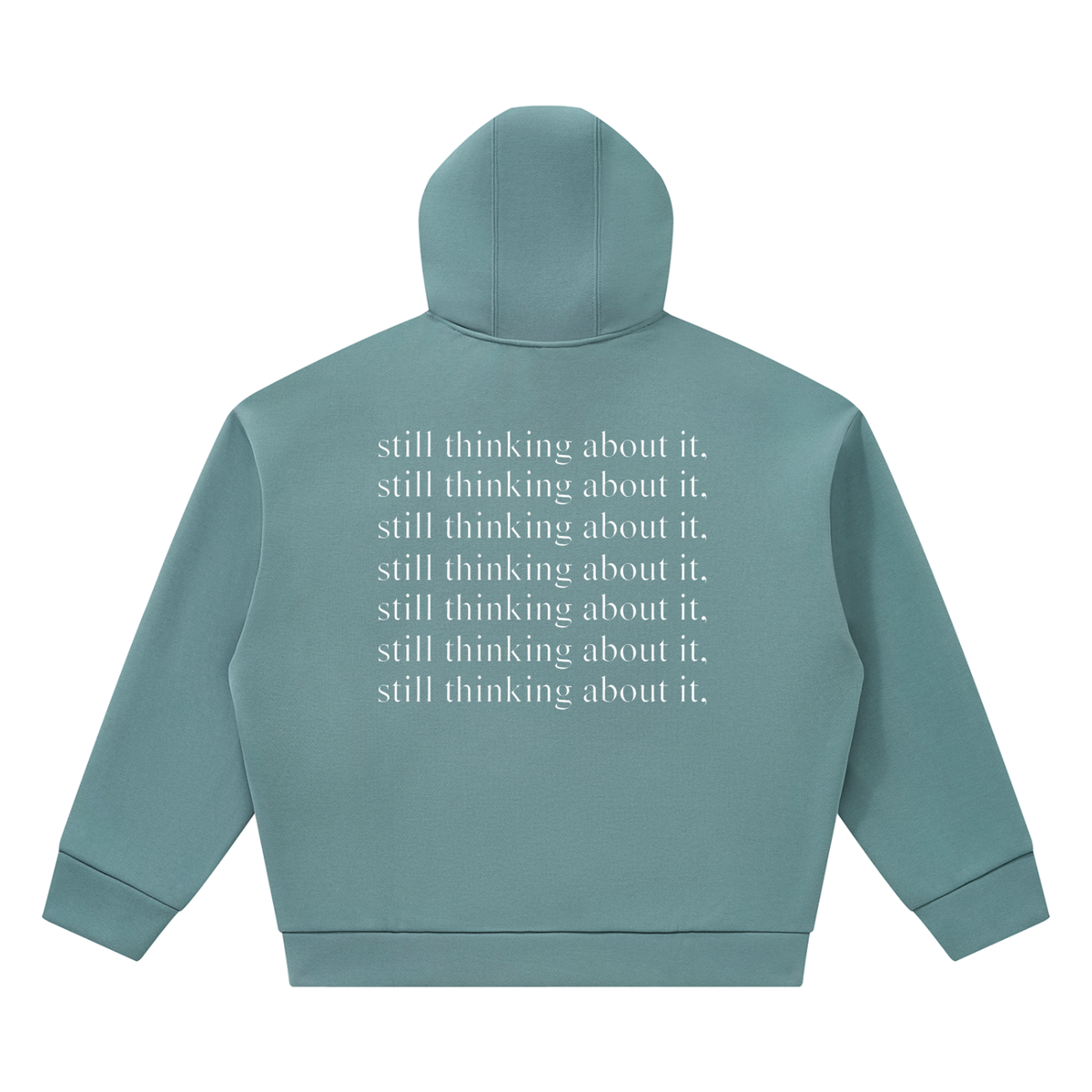 FORCLIS boxy hoodie - still thinking about it