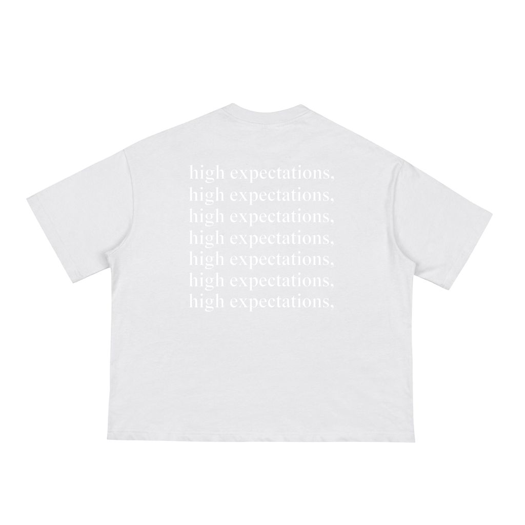 FORCLIS loose boxy tee - high expectations