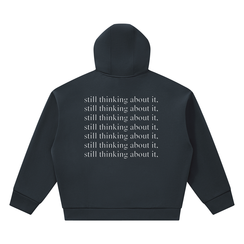 FORCLIS boxy hoodie - still thinking about it