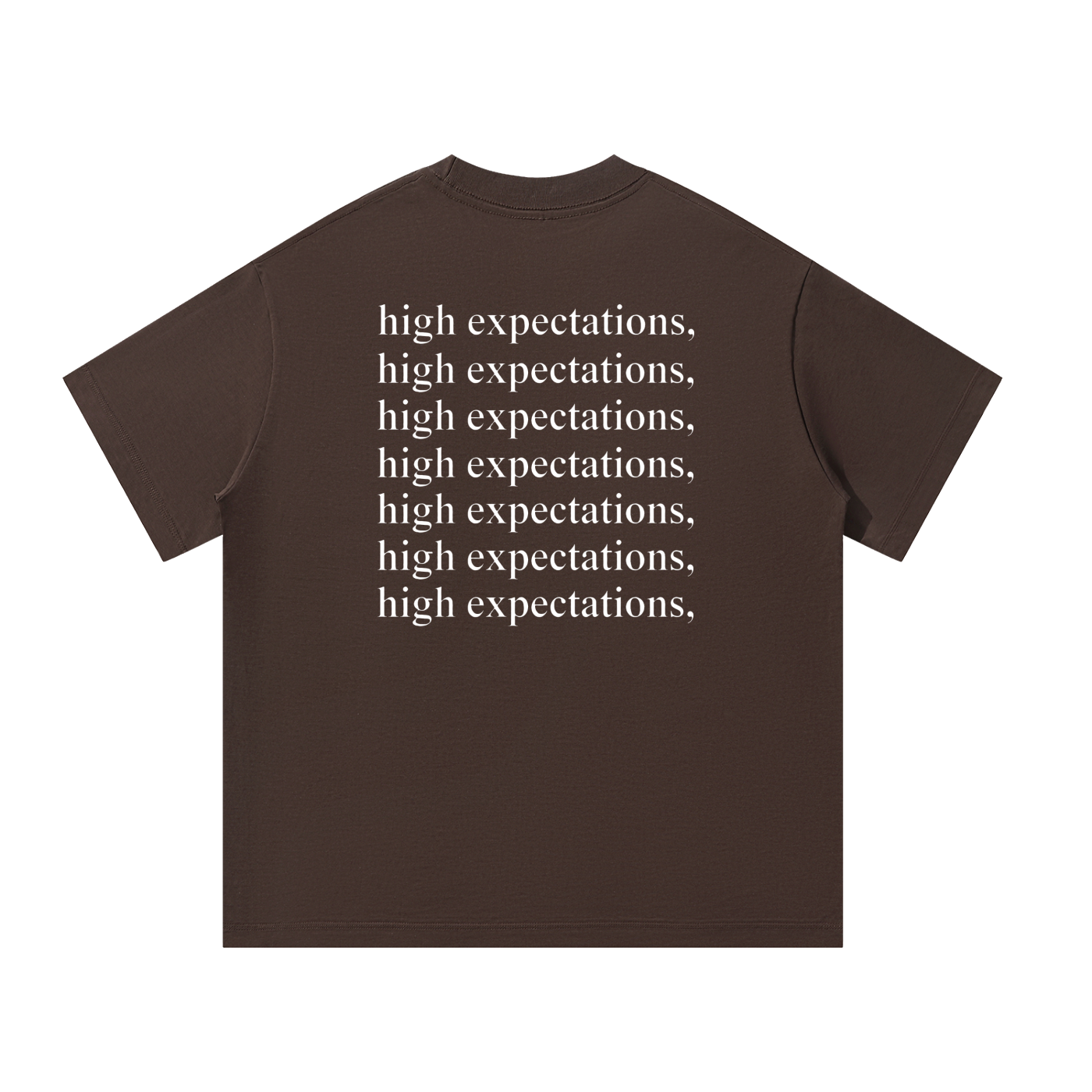 FORCLIS oversized tee - high expectations