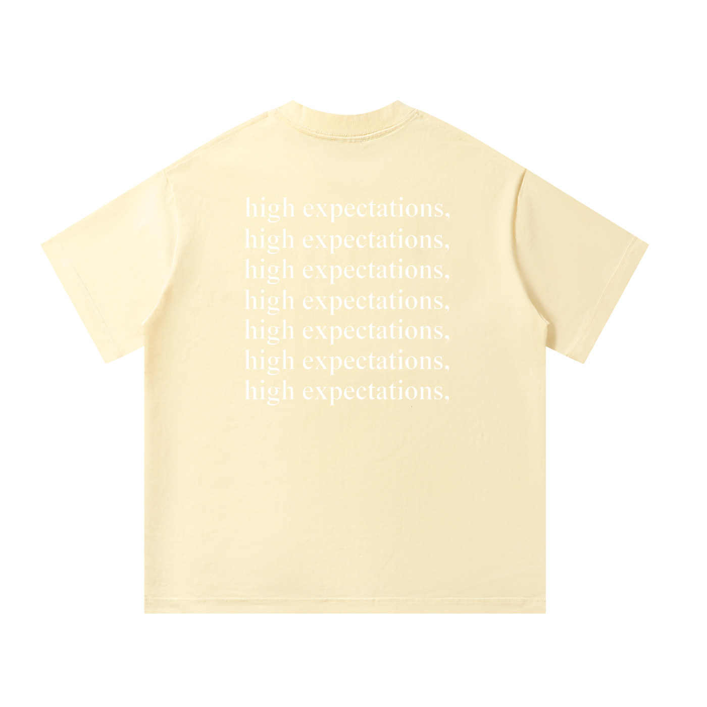 FORCLIS oversized tee - high expectations