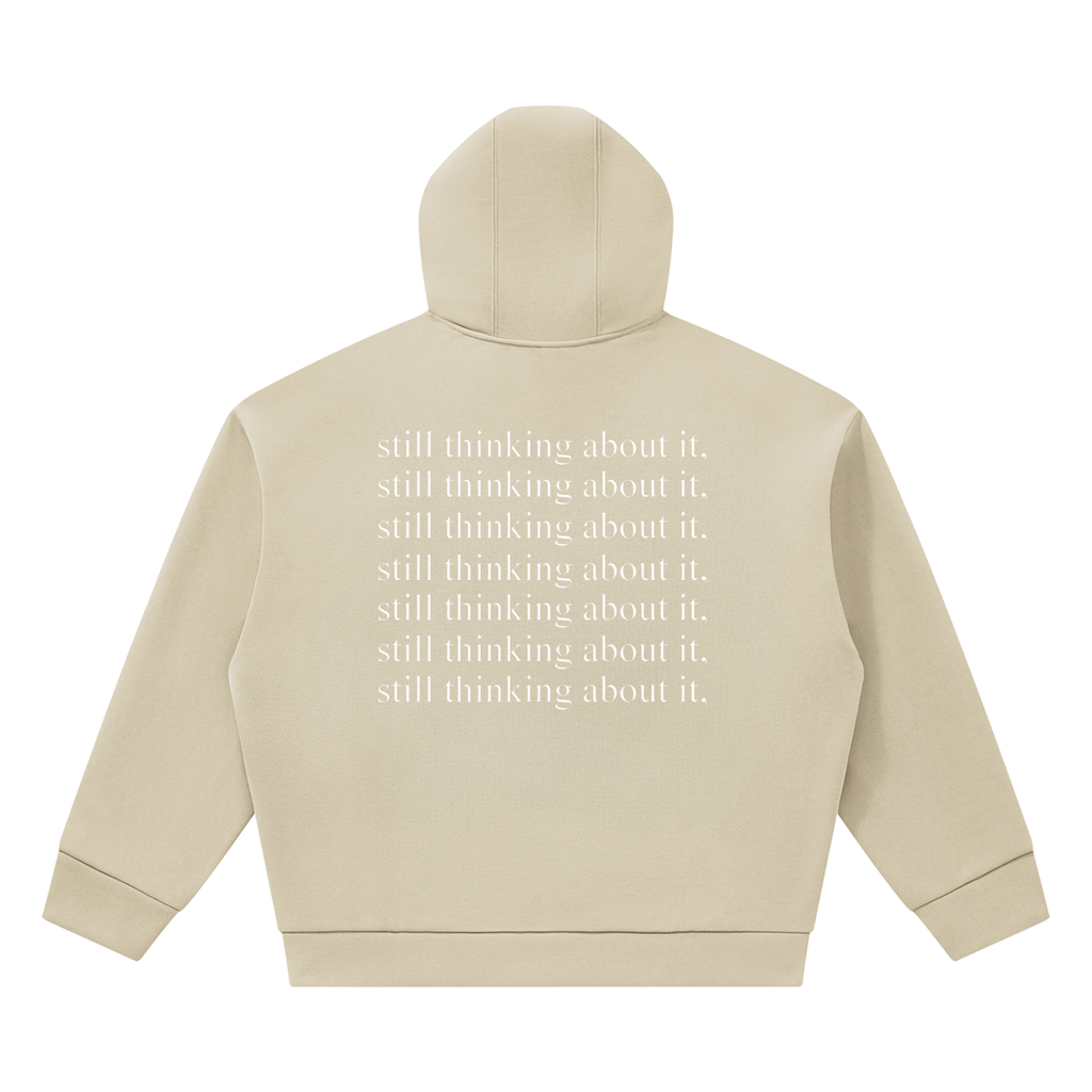 FORCLIS boxy hoodie - still thinking about it