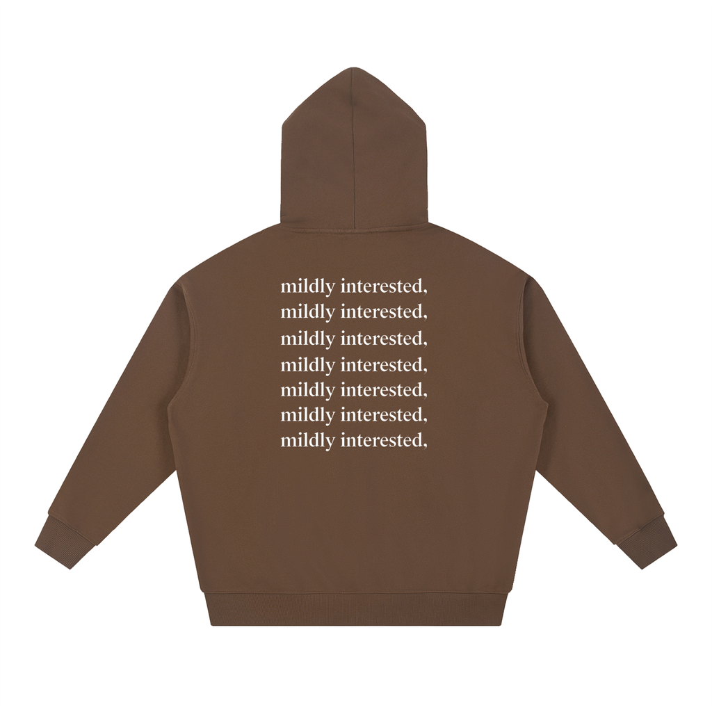 FORCLIS heavyweight hoodie - mildly interested,
